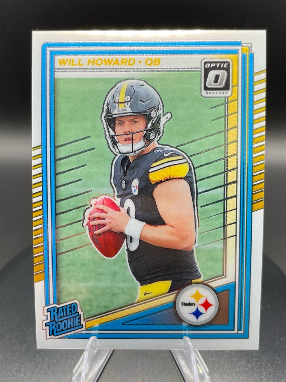 2025 Panini Donruss Optic - Will Howard Rated Rookie #233 - Steelers